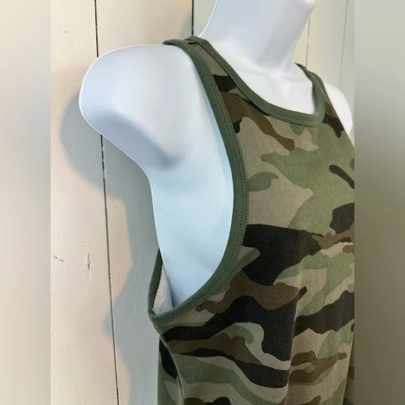 NWT Steve Madden BB Dakota Dress Women’s Medium All Terrain Camo Sleeveless - Picture 6 of 13
